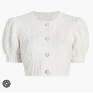 Hill House Home Ollie Cardigan Sweater in Coconut Milk XS NWT